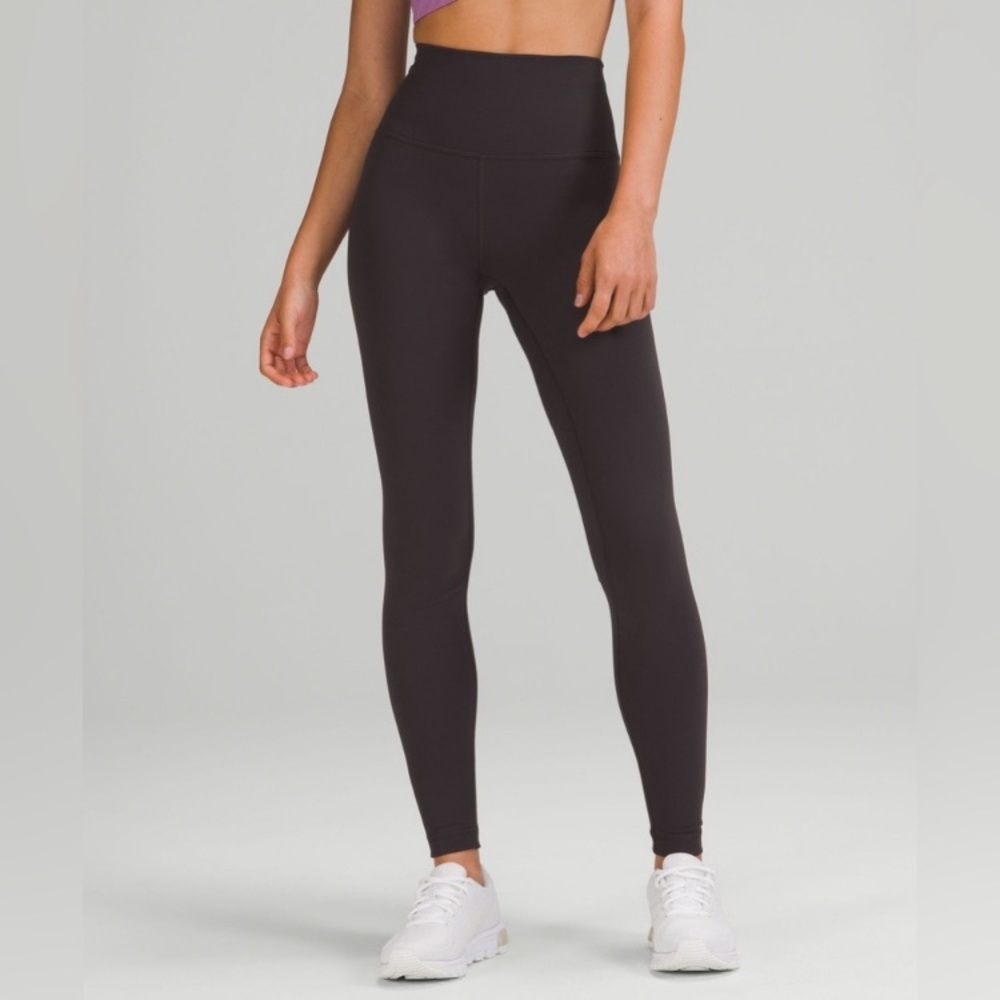 Lululemon Wunder Train High-Rise Tight Leggings 28" Women’s Size 12 Granite